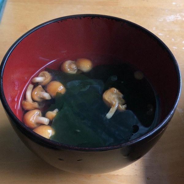 激ウマ！なめこの中華スープ