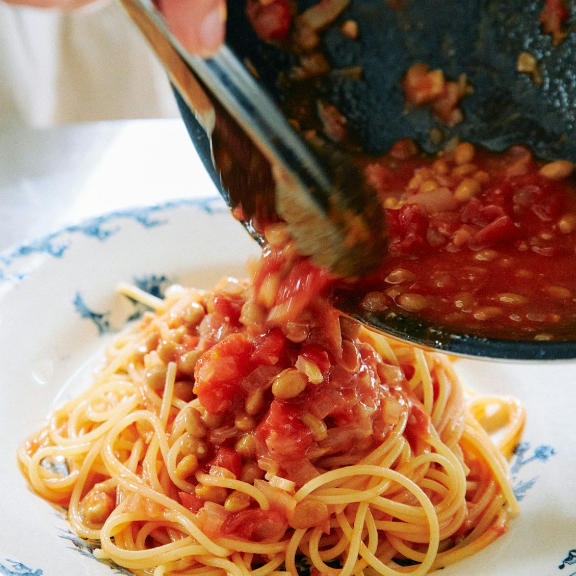 トマト納豆パスタレシピタカノフーズ株式会社