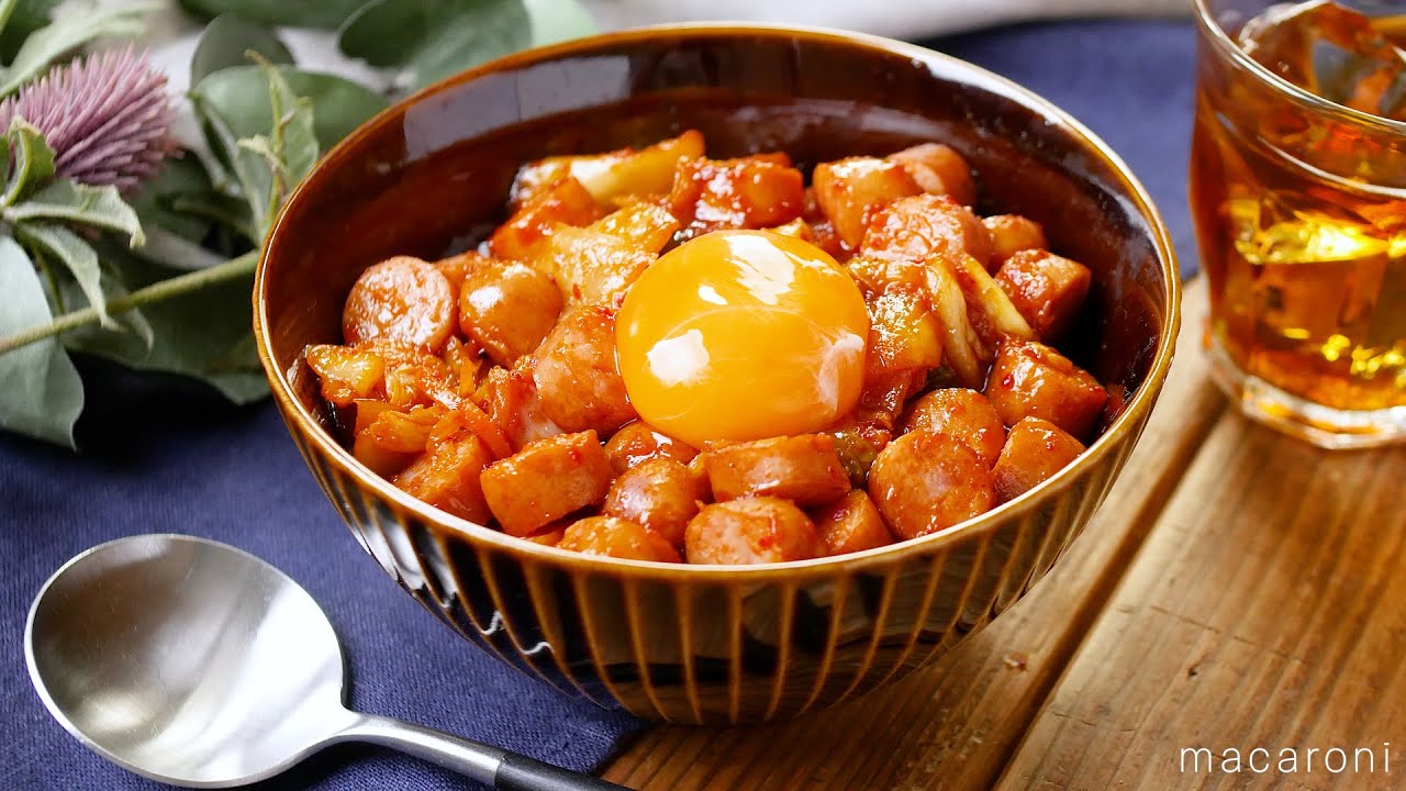 ウインナーとたまごのキムチスープ♪