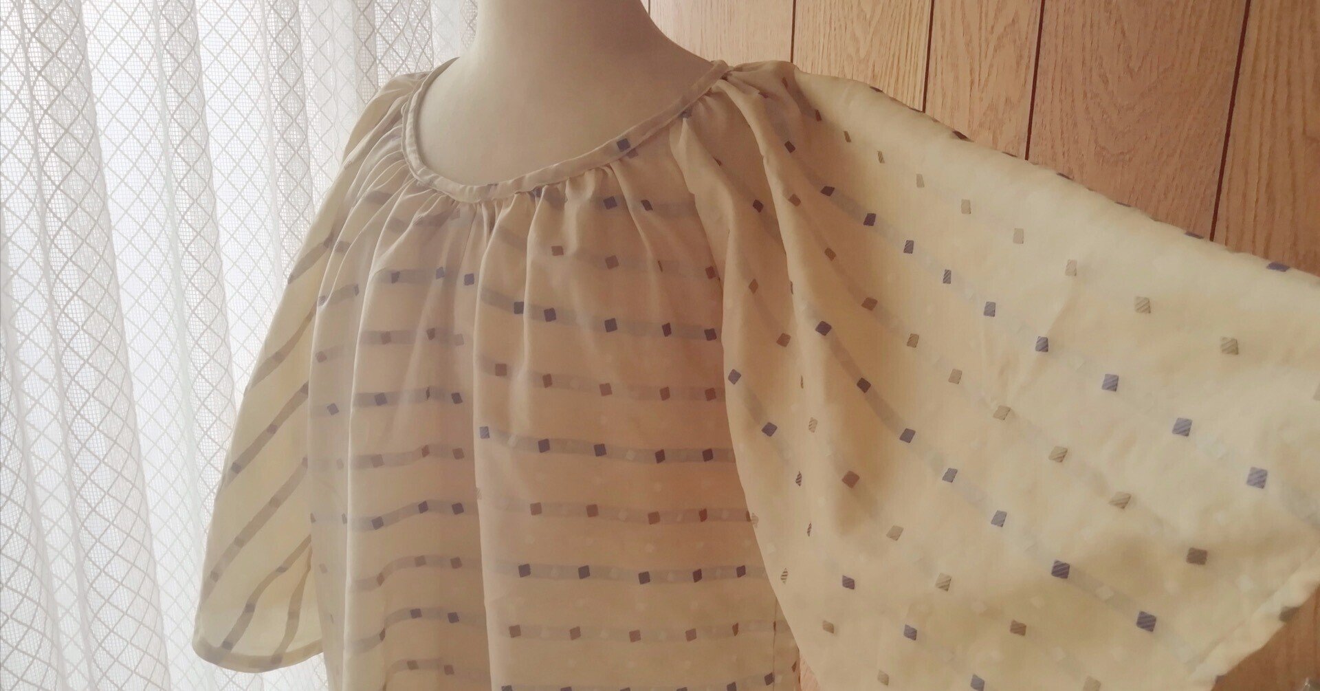 浴衣地でパジャマ着物リメイク ～弥弥～