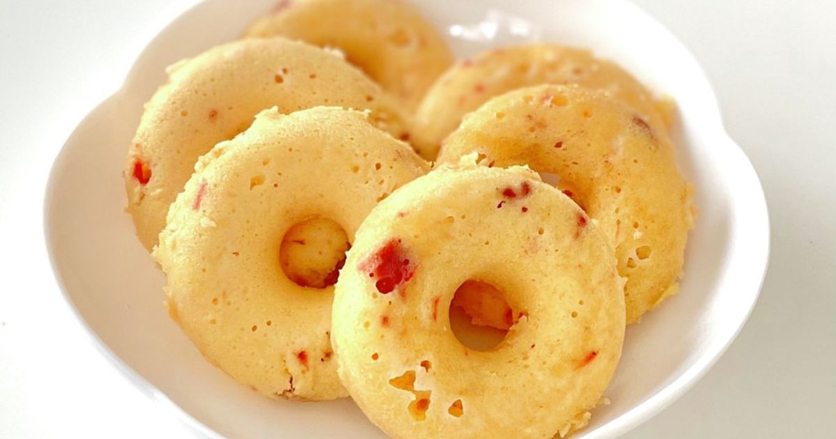 品 ホットケーキミックスで簡単お菓子作り！☆レンジで！ドーナツ☆