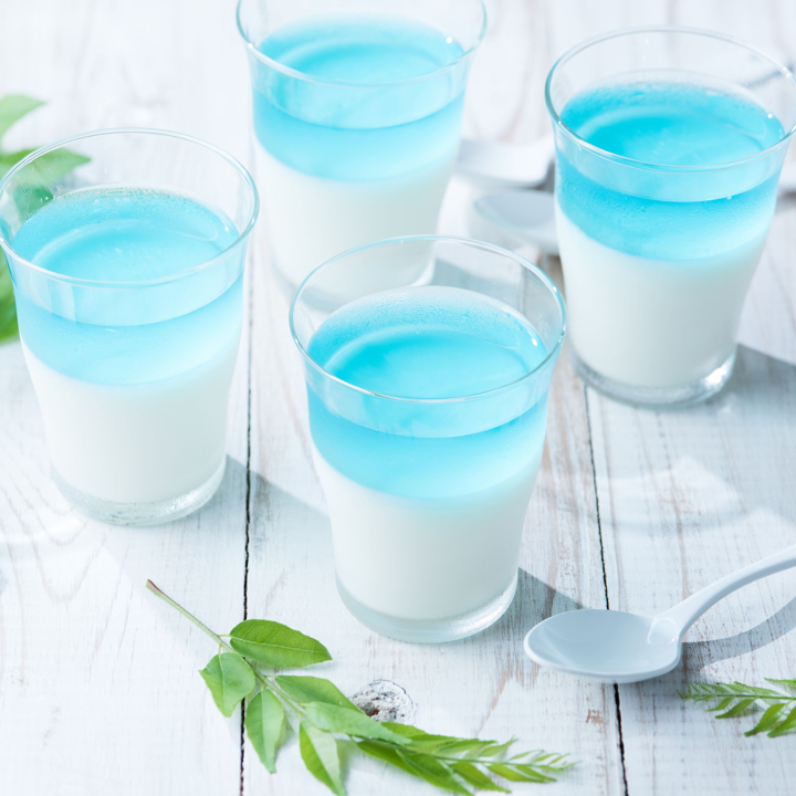 超簡単♡クリームソーダ風ゼリー♪夏のホムパはコレです