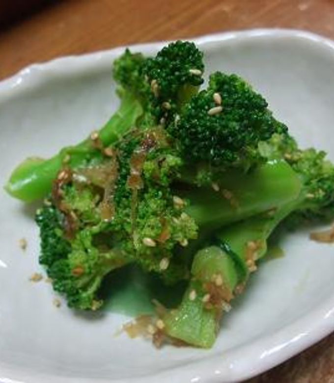 簡単5分！ブロッコリーのめんつゆごまおかかレシピ🥦