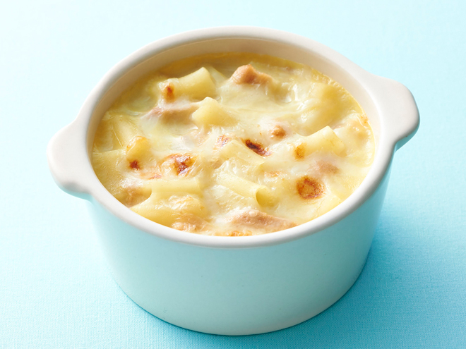 離乳食完了期 1才〜1才6ヶ月ごろ ほうれん草とツナのワンポットパスタmamatas ママタス