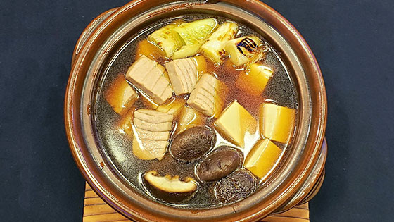 マグロのうまみたっぷりねぎま鍋