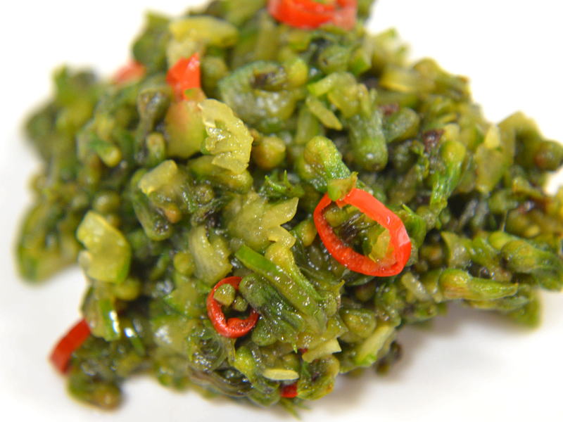 しその実の塩漬けの作り方