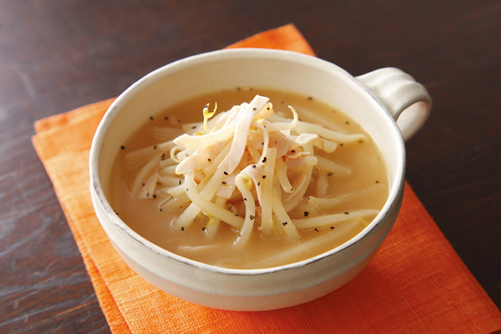 崩し豆腐ともやしの坦々風ごま味噌スープ1品満足ご飯ヘルシーダイエット冷蔵庫のお掃除包丁不要スープおかずスープ と『お知らせ』: 作り置き＆スピードおかず de おうちバル 〜yuu's stylish bar〜 Powered by ライブドアブログ