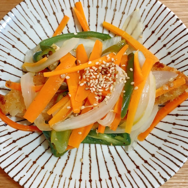 白身魚とかぼちゃの南蛮漬け