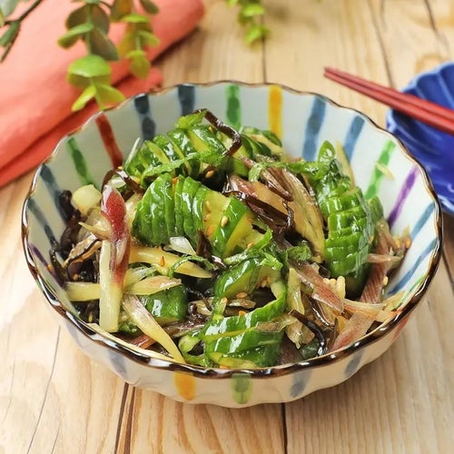 大葉香る きゅうりと竹輪のさっぱりサラダ