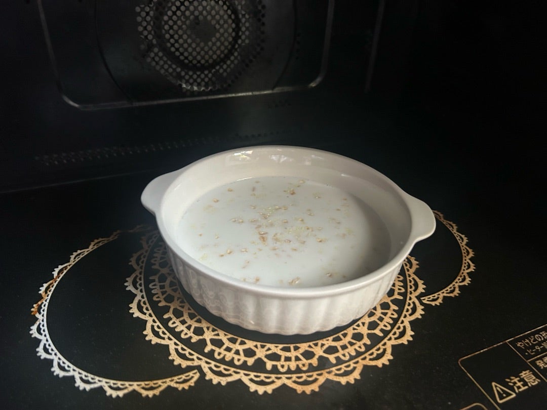 レンジのみオートミールさつまいも餅