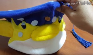 さかなクンの帽子を手作り毎日ミシンのブログ