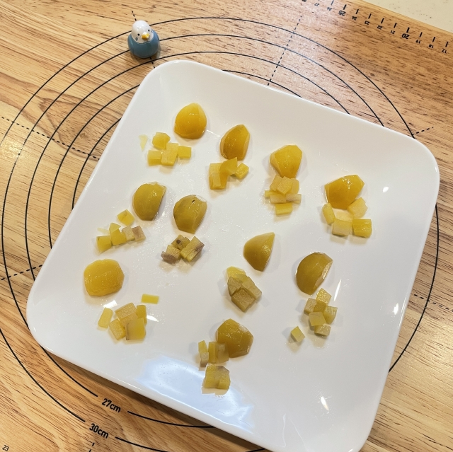 粒あんで作る水ようかん