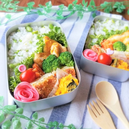 お弁当 詰め方のコツ・ポイント ”唐揚げ弁当”Sakichi弁当 さきち弁当