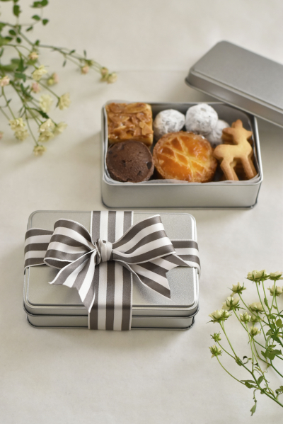 クッキー缶ラッピング 2種類のディアマンクッキーTOMIZ 富澤商店 楽天市場店