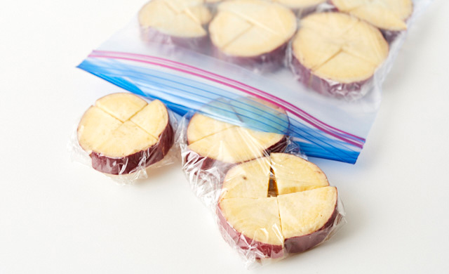 焼き芋の冷凍保存方法と解凍テク！凍ったまま食べれば絶品アイスにも！ほほえみごはん-冷凍で食を豊かに-ニチレイフーズ