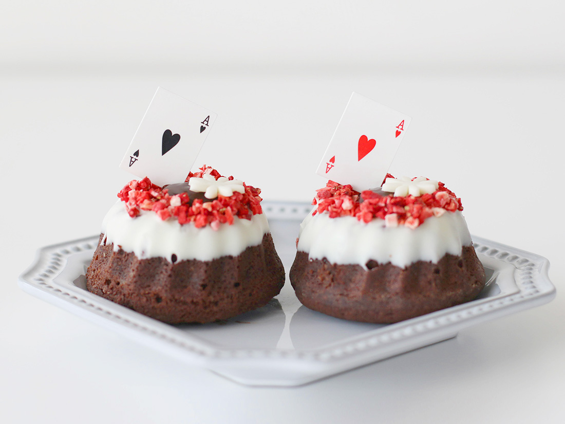 2色のハートクッキ