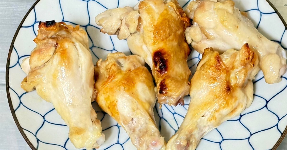 話題の手羽先の海水焼き