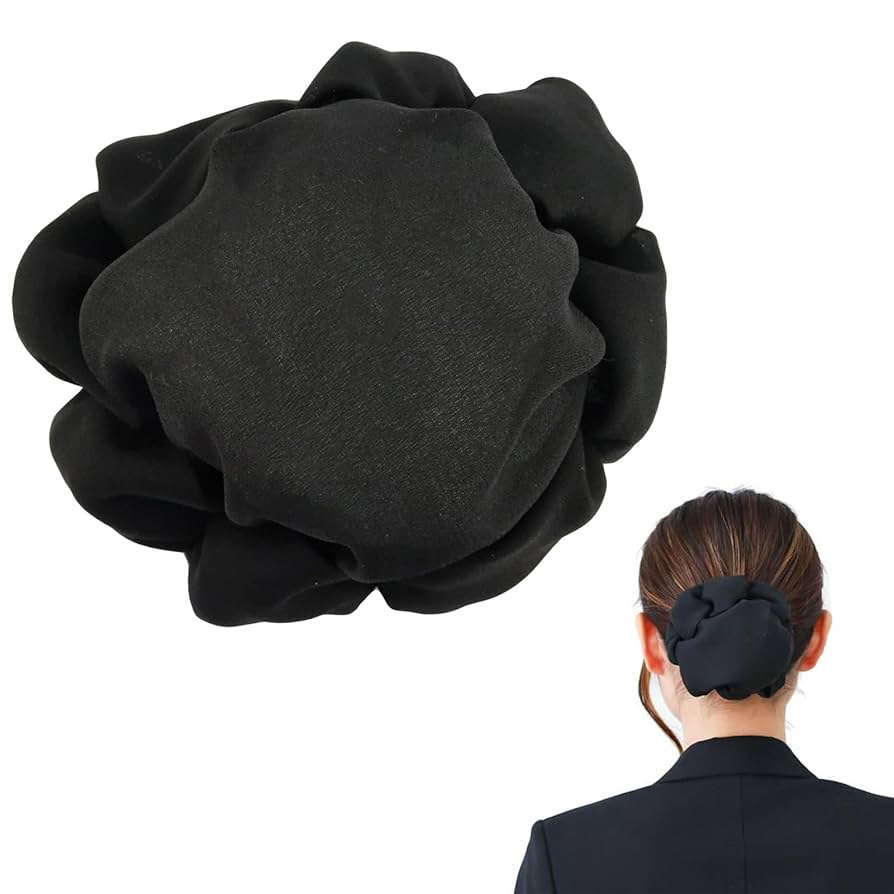 今日の髪型どうしよう 。 シュシュアレンジ でざっくりまとめ髪♡ -ftn