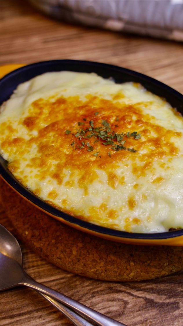 キーマカレーのリメイクマッシュポテトのカレーグラタン めぐSnapdish スナップディッシュID:aySiTa