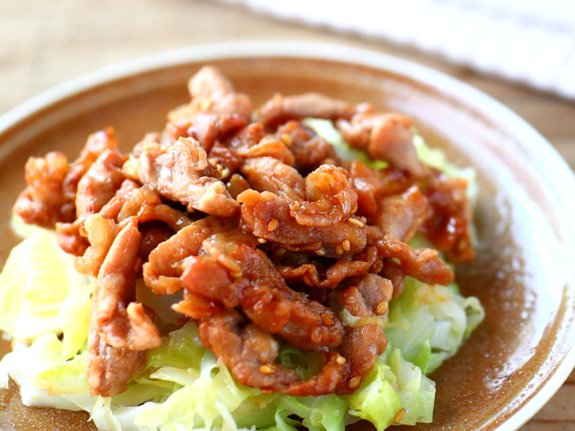 キャベツと豚バラ肉で『揚げ豚のごまみそサラダ』のレシピオレンジページ ニュースデイリーオレンジページnet