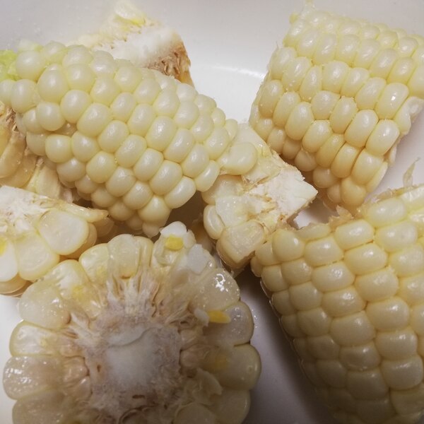 白とうもろこしの炊き込みご飯 : 天使と一緒に幸せごはん