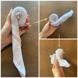 おしぼりひよこの作り方!タオルを使った可愛いおしぼりアートを楽しもう!kurashi-no
