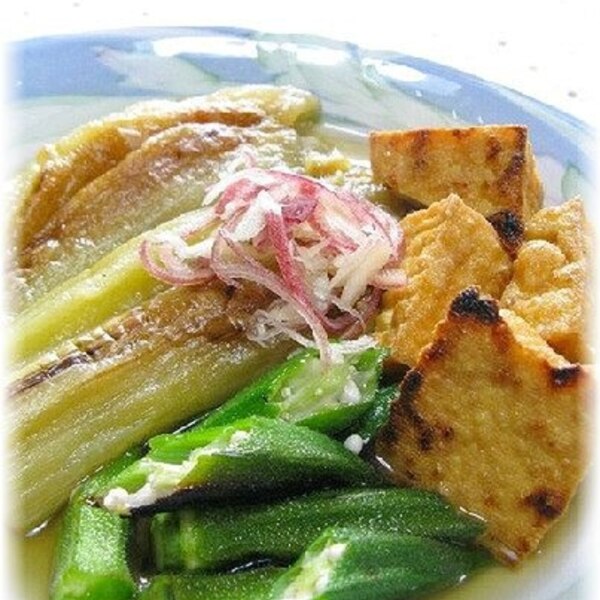 オクラの焼き浸しミルクレシピJミルク