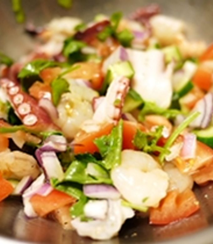 海鮮と白菜の中華うま煮