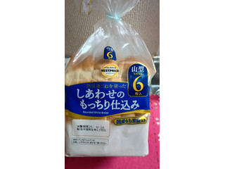しあわせのもっちり仕込み 山型食パン 6枚 トップバリュベストプライス Green Beansグリーンビーンズ by AEON