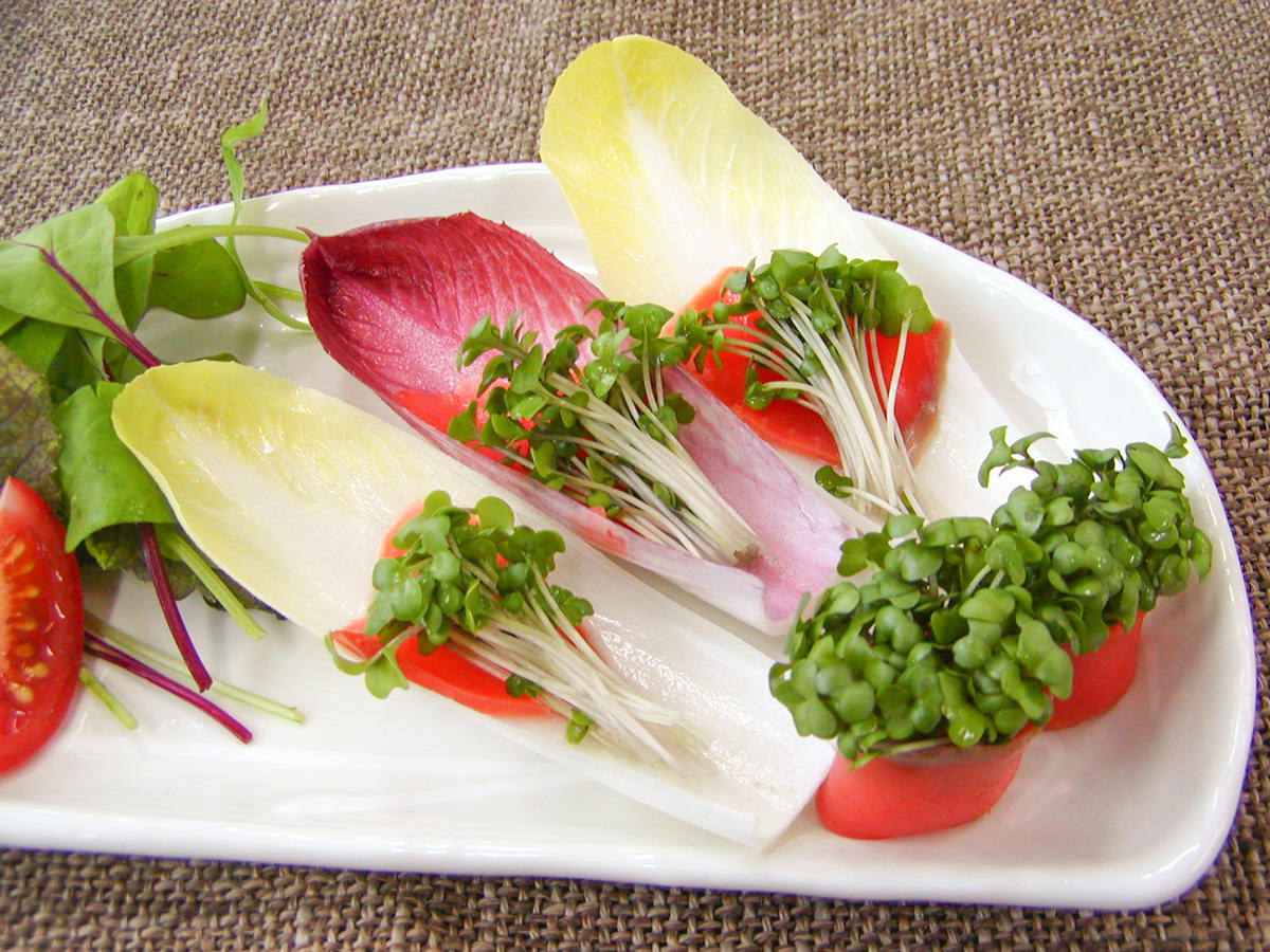 ホタテ・サーモン魚介の前菜 盛り付け方 DoCook銀座料理教室- YouTube