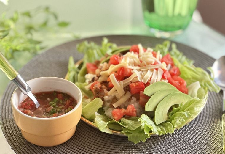 沖縄料理 あるもので簡単タコライス