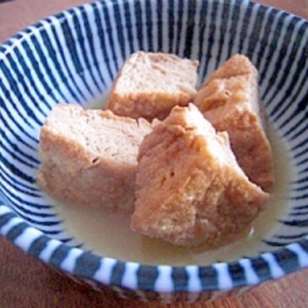 厚揚げの冷蔵・冷凍保存方法と副菜とお弁当にピッタリのおかず和の食アカデミー オンライン料理教室