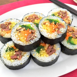 黒酢で!わさび納豆巻き