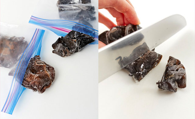 生きくらげの石づきの取り方＆ゆで方 - 顔が見える食品