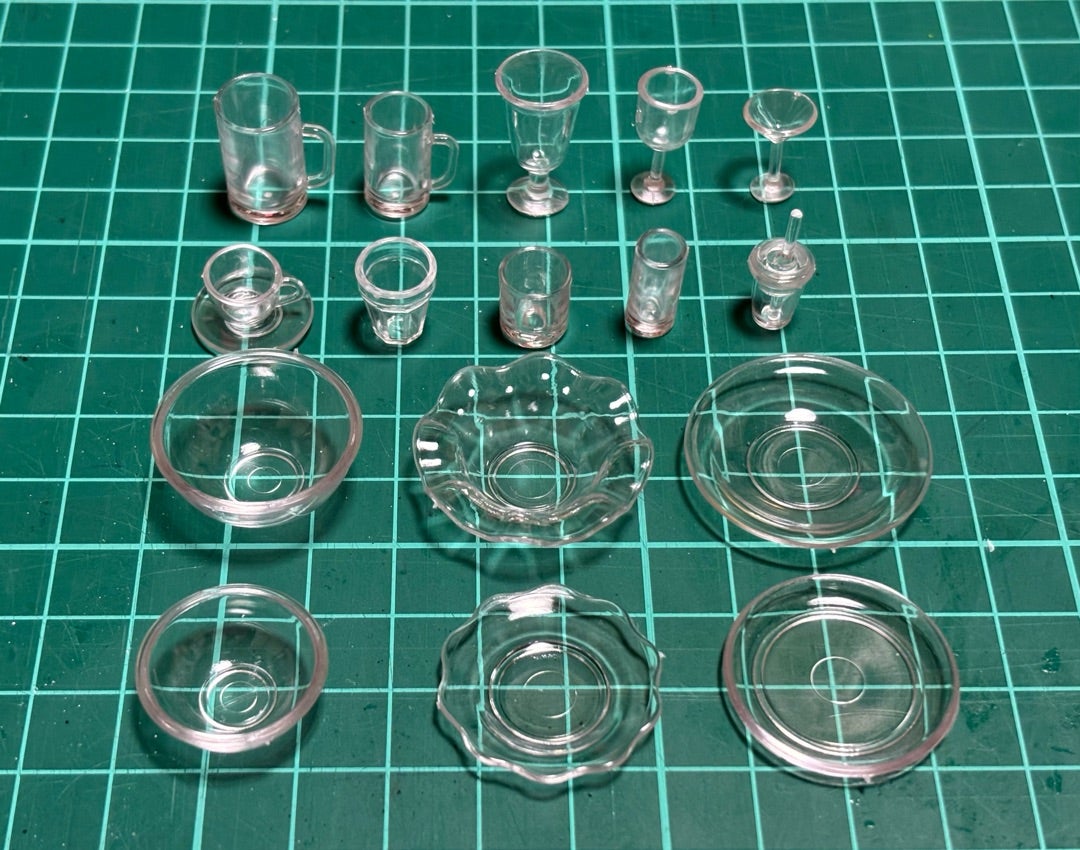 ミニチュア 食器 ホワイト クリア 公式 ≪１個からお届け≫Can☆Doネットショップ