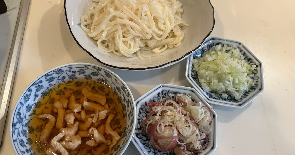 老舗うどん屋さんの天ざるにうずらを発見！本手打うどん 釜信＠古川橋麺探偵 こんなん