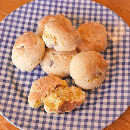 簡単もちふわ☆かぼちゃドーナツ