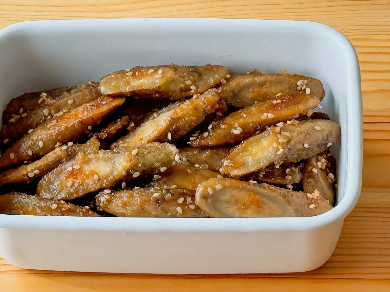 お弁当用☆小松菜と油揚げの炒めもの