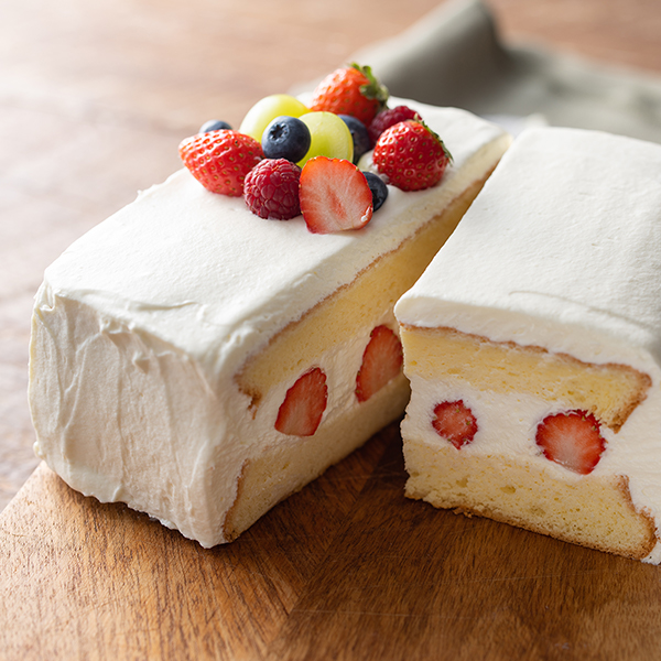 ひと工夫 綺麗な断面のフルーツケーキの作り方ショートケーキ お菓子作り フルーツケーキ asmr