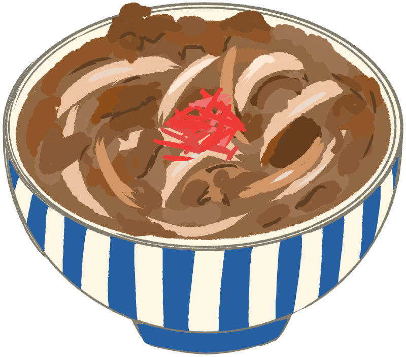 牛丼 - ベクター画像のベクターアート素材や画像を多数ご用意 - ベクター画像, 丼物, イラストレーション - iStock