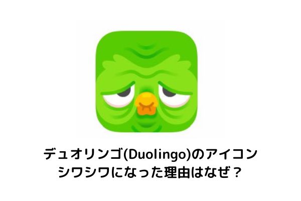 デュオリンゴ Duolingo のアイコンがシワシワになった理由はなぜ？
