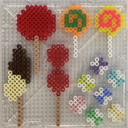 アイロンビーズでマイクラのアイテム図案とつくり方ポケみかんのアイロンビーズ