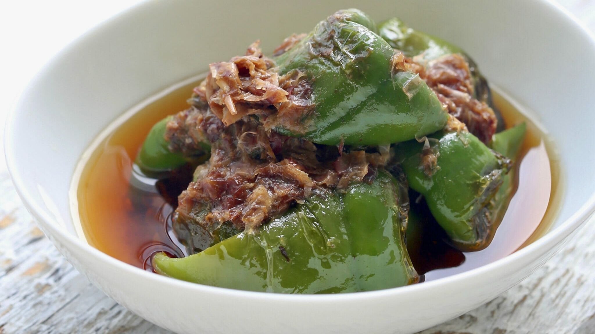 焼きピーマンのおかか和え 副菜