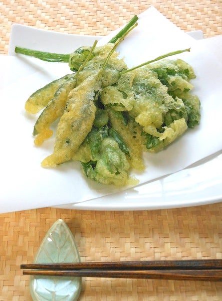 米粉でサックサク 家庭でできる！プロレベルの大葉天ぷら