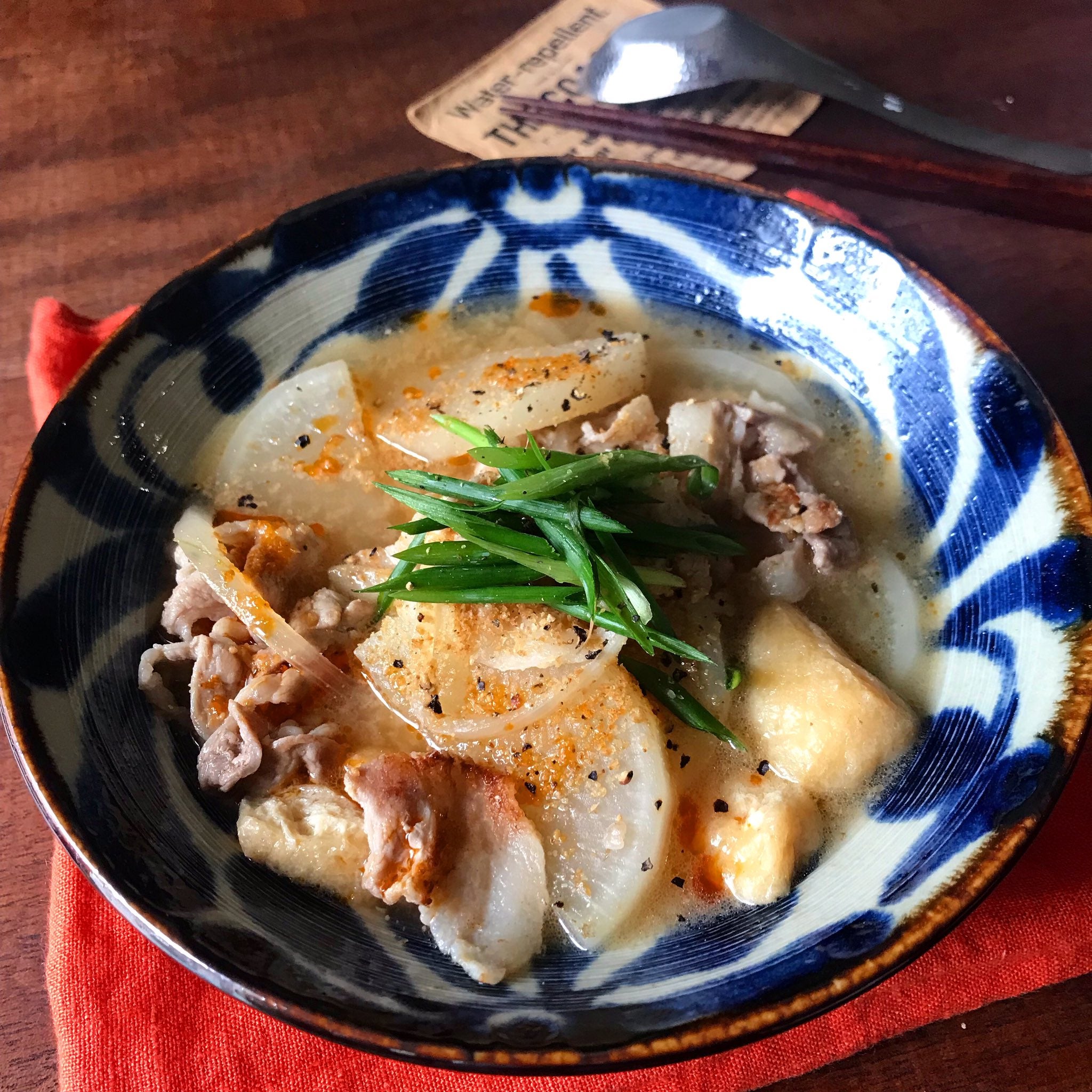 大根と豚しゃぶのサラダ