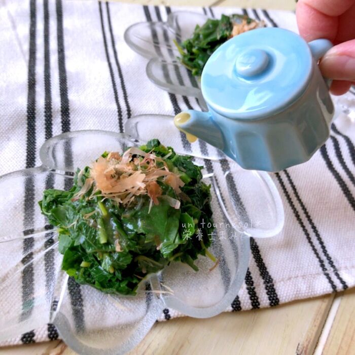 レシピくらぶ：和えるだけ！モロヘイヤとオクラのねばねば和え 丸美屋