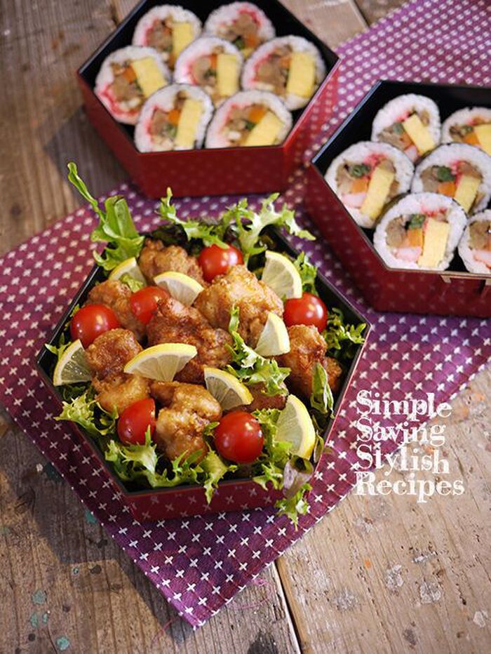 見た目茶色でごちそう感ゼロのから揚げがここまで変わる！おしゃれ盛りつけアイデア７つ