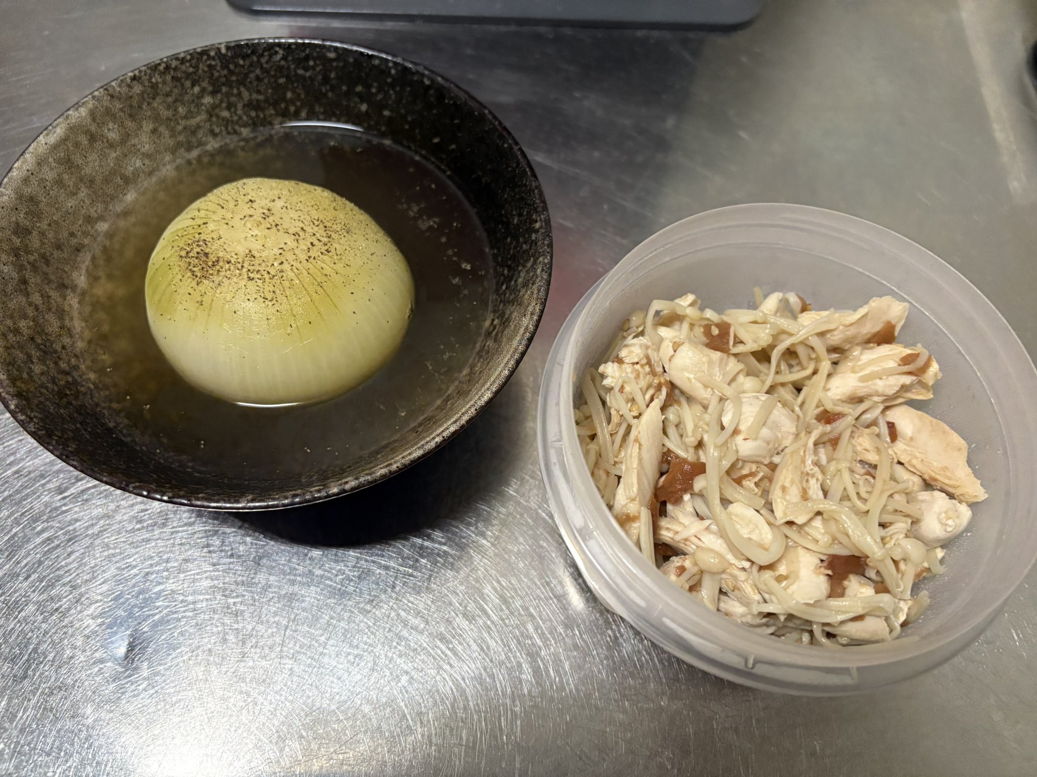 新玉ねぎとささみの梅和え