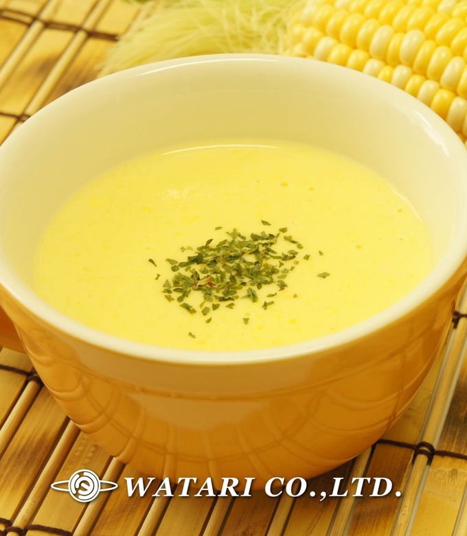 簡単！千切りキャベツとコーンの豆乳スープ