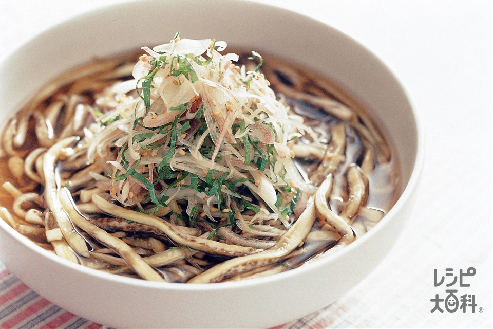 水晶なすのそうめん おかずのクッキングテレビ朝日
